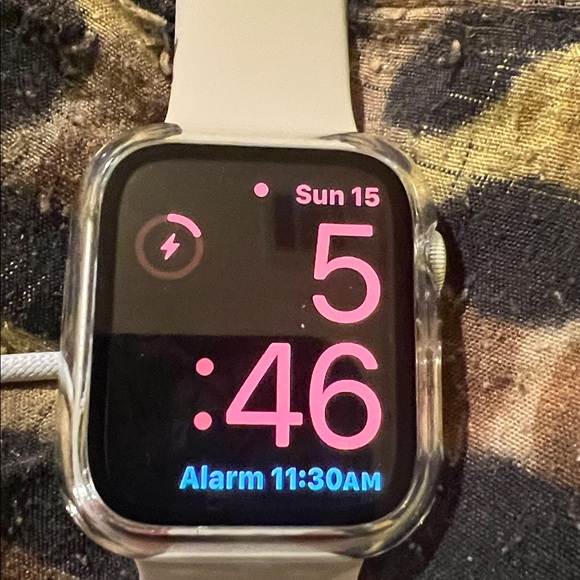 Apple Smartwatch 5 with Silver Case and Gray Band 44 MM